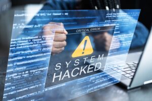 laptop system hacked by ransomware