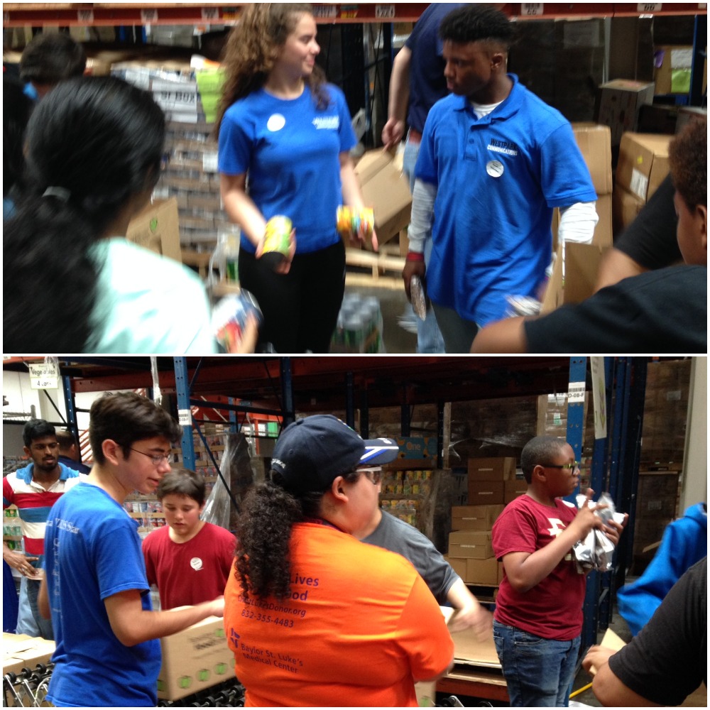 Houston Food Bank Distribution with Westpark Employees