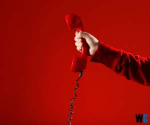 red phone representing lost calls